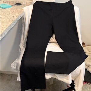 H by Halston designer  Black flare pants